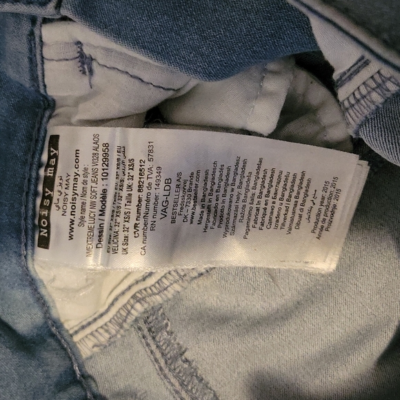 NOISY MAY~ Jeans, Blue, XS - Picture 3 of 9